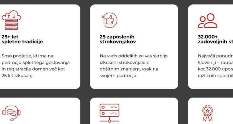 Domenca  je največji ponudnik spletnih gostovanj v Sloveniji